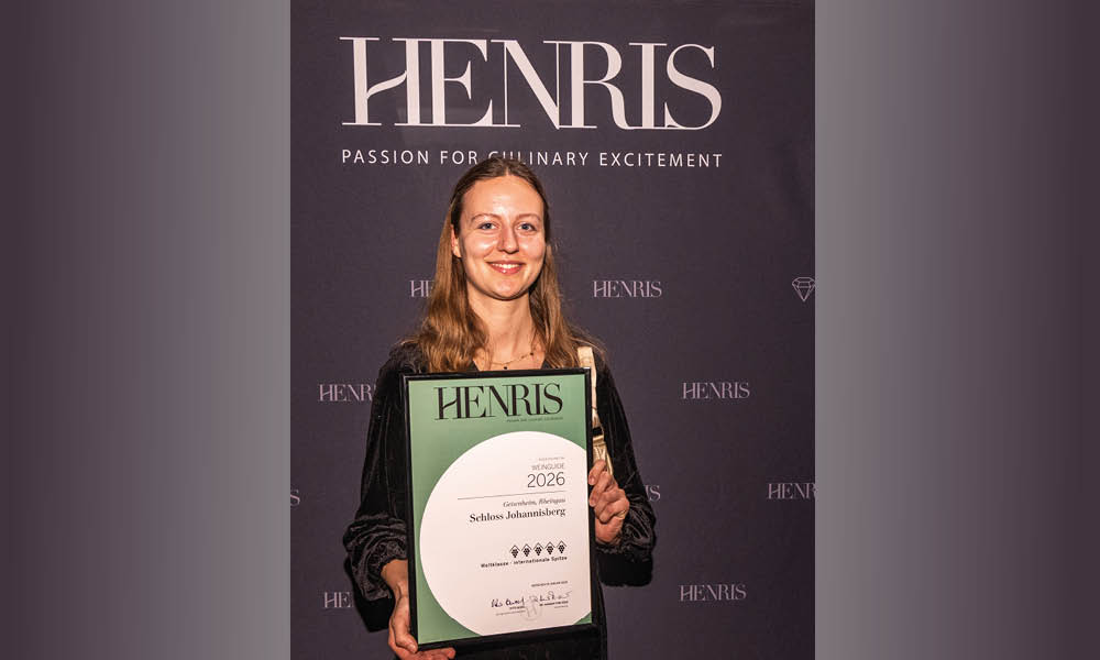 World class: Our award in the HENRIS Wine Guide